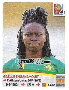 Sticker Gaëlle Enganamouit - FIFA Women's World Cup Canada 2015 n. 225 - Panini