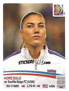 Sticker Hope Solo