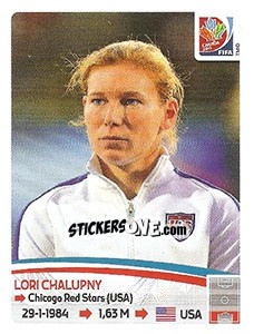 Sticker Lori Chalupny - FIFA Women's World Cup Canada 2015 - Panini