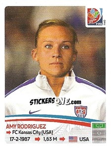 Cromo Amy Rodriguez - FIFA Women's World Cup Canada 2015 - Panini