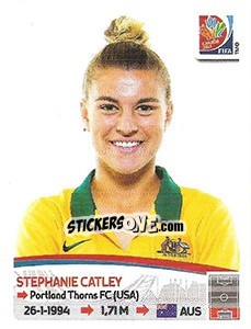 Figurina Stephanie Catley - FIFA Women's World Cup Canada 2015 - Panini