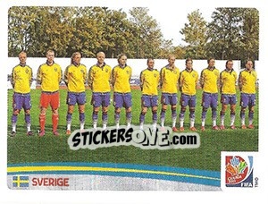 Sticker Team - FIFA Women's World Cup Canada 2015 - Panini