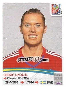 Sticker Hedvig Lindahl - FIFA Women's World Cup Canada 2015 - Panini