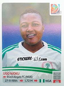 Cromo Ugo Njoku - FIFA Women's World Cup Canada 2015 - Panini