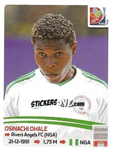 Figurina Osinachi Ohale - FIFA Women's World Cup Canada 2015 - Panini