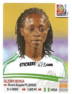 Figurina Glory Iroka - FIFA Women's World Cup Canada 2015 - Panini