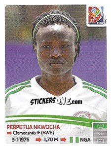 Sticker Perpetua Nkwocha - FIFA Women's World Cup Canada 2015 - Panini