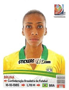 Sticker Bruna - FIFA Women's World Cup Canada 2015 - Panini