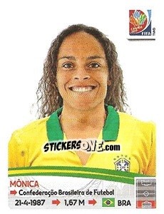 Sticker Mônica - FIFA Women's World Cup Canada 2015 - Panini