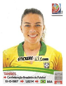 Sticker Tamires - FIFA Women's World Cup Canada 2015 - Panini