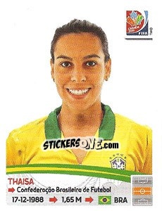 Sticker Thaisa - FIFA Women's World Cup Canada 2015 - Panini