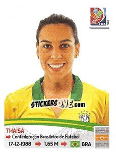 Cromo Thaisa - FIFA Women's World Cup Canada 2015 - Panini