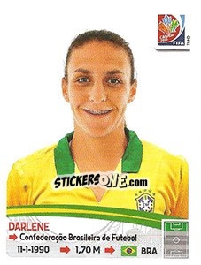 Figurina Darlene - FIFA Women's World Cup Canada 2015 - Panini