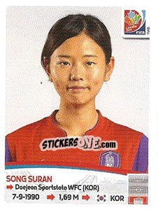 Cromo Song Suran - FIFA Women's World Cup Canada 2015 - Panini