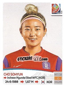 Sticker Cho Sohyun - FIFA Women's World Cup Canada 2015 n. 358 - Panini