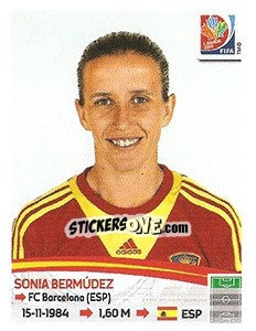 Sticker Sonia Bermúdez - FIFA Women's World Cup Canada 2015 - Panini