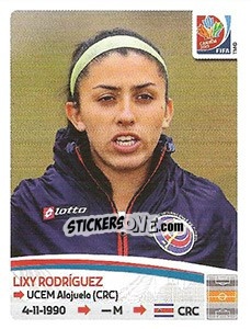 Sticker Lixy Rodríguez - FIFA Women's World Cup Canada 2015 - Panini