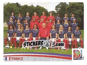Sticker Team - FIFA Women's World Cup Canada 2015 - Panini