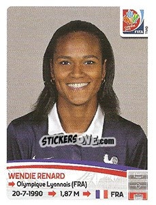 Cromo Wendie Renard - FIFA Women's World Cup Canada 2015 - Panini