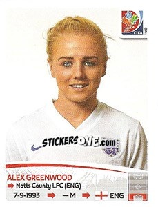 Cromo Alex Greenwood