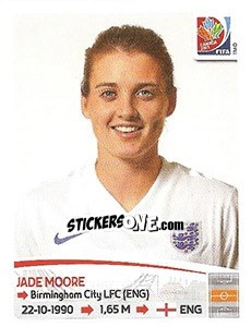 Cromo Jade Moore - FIFA Women's World Cup Canada 2015 - Panini