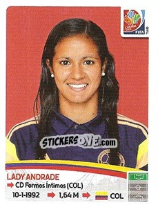 Cromo Lady Andrade