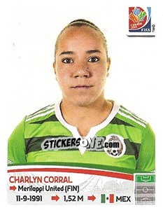 Cromo Charlyn Corral - FIFA Women's World Cup Canada 2015 - Panini