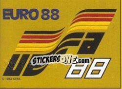 Figurina Emblem Uefa Euro 88