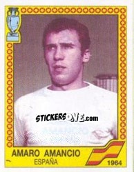 Sticker Amaro Amancio - UEFA Euro West Germany 1988 - Panini