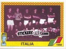 Sticker Italia - UEFA Euro West Germany 1988 - Panini