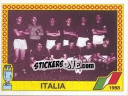Sticker Italia - UEFA Euro West Germany 1988 n. 9 - Panini