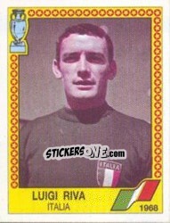 Sticker Luigi Riva - UEFA Euro West Germany 1988 - Panini