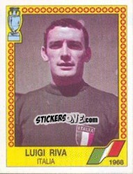 Sticker Luigi Riva - UEFA Euro West Germany 1988 n. 10 - Panini