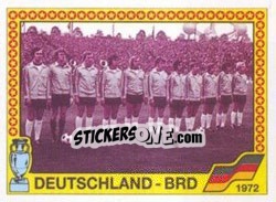 Sticker Deutschland-Brd - UEFA Euro West Germany 1988 - Panini