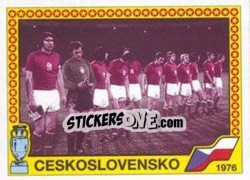 Figurina Ceskoslovensko - UEFA Euro West Germany 1988 - Panini