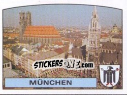 Sticker Munchen - UEFA Euro West Germany 1988 - Panini