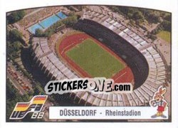 Cromo Dusseldorf - Rheinstadion - UEFA Euro West Germany 1988 - Panini