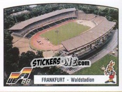 Sticker Frankfurt - Waldstadion - UEFA Euro West Germany 1988 - Panini