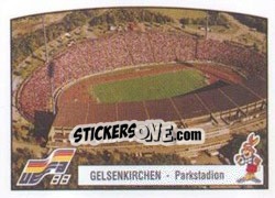 Sticker Gelsenkirchen - UEFA Euro West Germany 1988 n. 28 - Panini