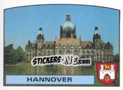 Sticker Hannover - UEFA Euro West Germany 1988 - Panini
