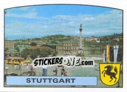 Figurina Stuttgart - UEFA Euro West Germany 1988 - Panini
