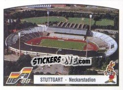 Sticker STUTTGART - Neckarstadion - UEFA Euro West Germany 1988 n. 36 - Panini