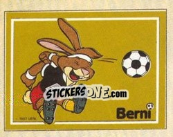 Sticker Berni Mascots - UEFA Euro West Germany 1988 n. 37 - Panini