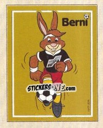 Figurina Berni Mascots - UEFA Euro West Germany 1988 - Panini