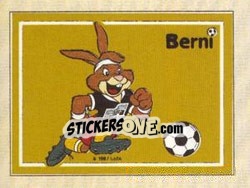 Sticker Berni Mascots - UEFA Euro West Germany 1988 n. 40 - Panini