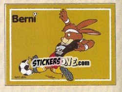 Figurina Berni Mascots - UEFA Euro West Germany 1988 - Panini