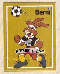 Sticker Berni Mascots - UEFA Euro West Germany 1988 - Panini