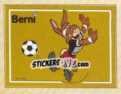 Sticker Berni Mascots - UEFA Euro West Germany 1988 n. 43 - Panini