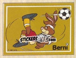 Sticker Berni Mascots - UEFA Euro West Germany 1988 n. 44 - Panini