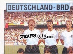 Sticker Team1 - UEFA Euro West Germany 1988 - Panini